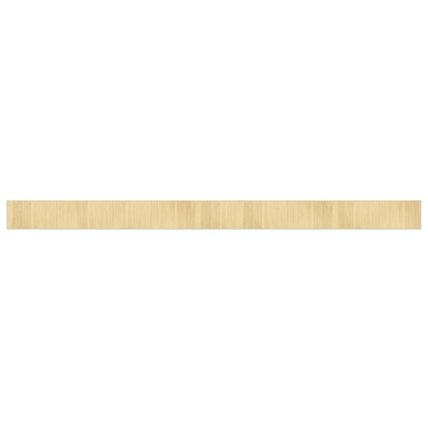 Matta rektangulär ljus naturlig 70x1000 cm bambu