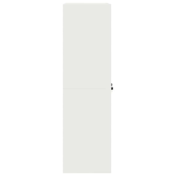 Förvaringsskåp Vit 60 x 40 x 140 cm Stål
