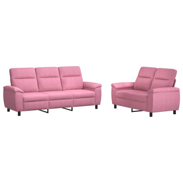 Soffset 2 st Rosa Tyg