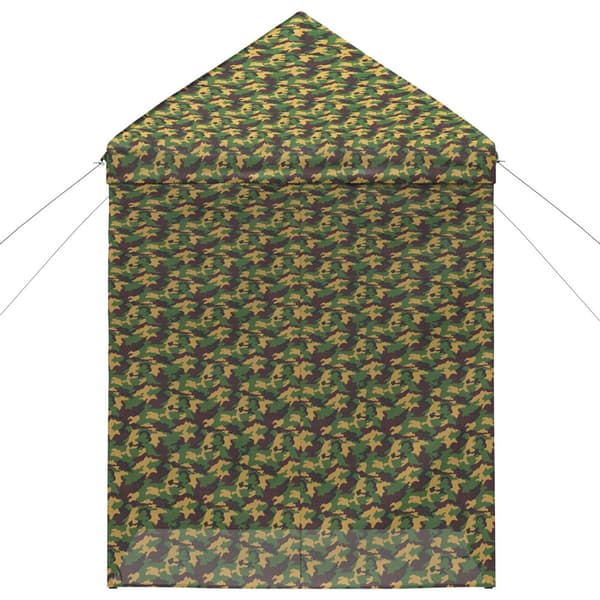 Tält med 4 sidoväggar 2,9 x 2,9 m Armémönster