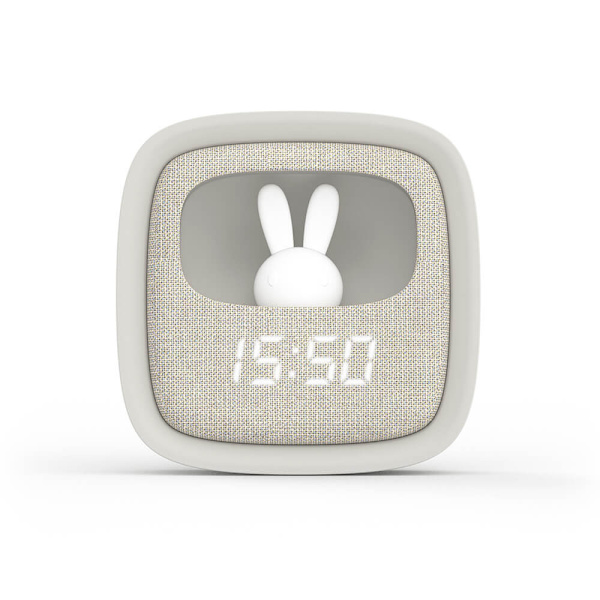 MOB Alarm Clock with Light Billy Clock Grey