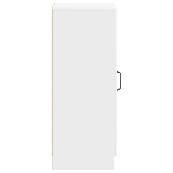 Sideboard Vit högglans 33 x 34,5 x 87 cm Konstruerat trä