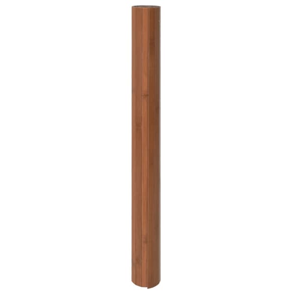 Matta rektangulär brun 100x200 cm bambu