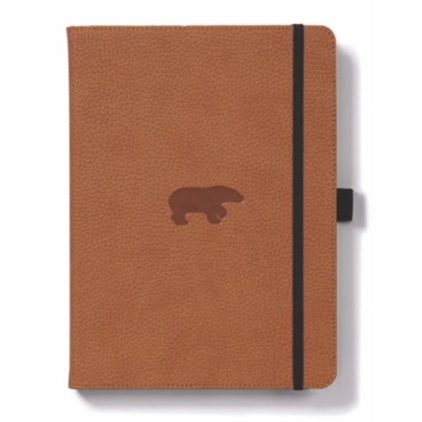 Dingbats A5+ Wildlife Brown Bear Notebook - Plain (häftad, eng)