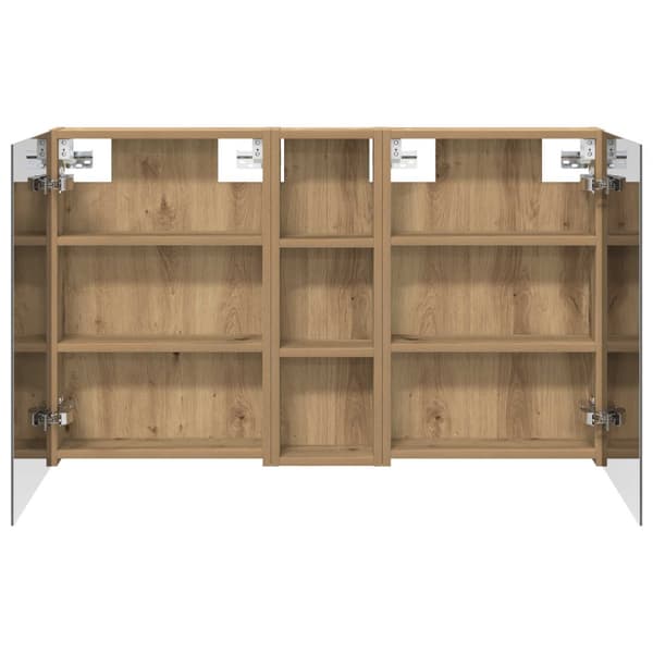 Badrumsskåpsset 3 st 100 x 10,5 x 60,5 cm Konstruerat trä