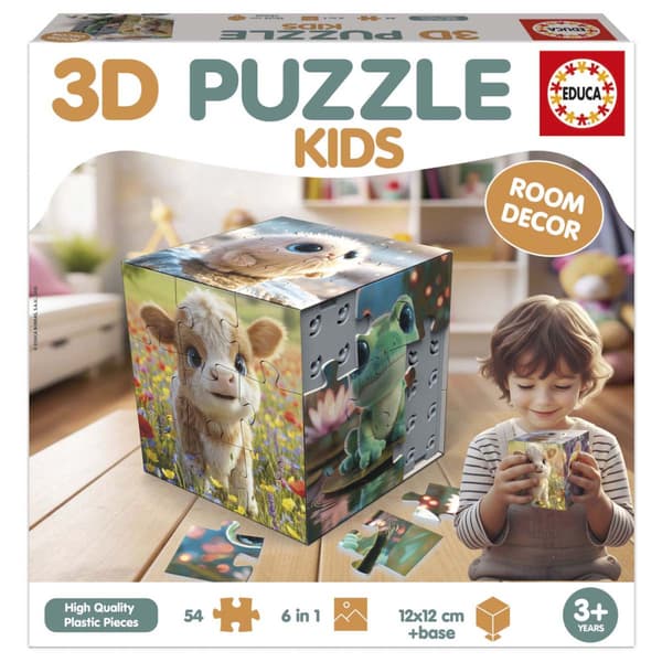Educa 3D Puzzle Kids Baby Animals