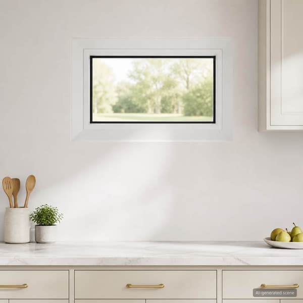 Källarfönster RISOR 50 x 35 cm PVC och glas
