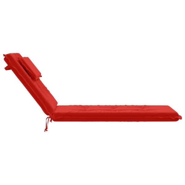 Solstol Kudde GEMERT 100% Polyester Röd 190 x 50 x 9 cm