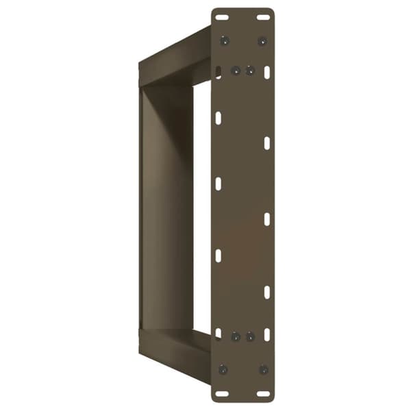 Matbordsben U-formade 2 st naturstål 50x(72-73) cm stål