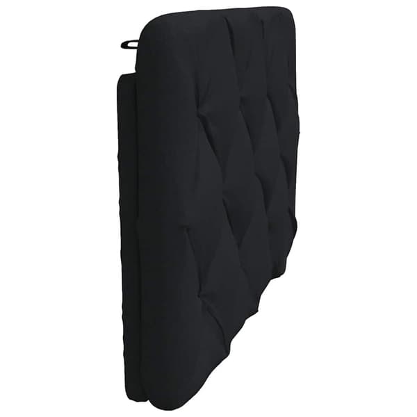 Headboard Cushion Black 80 cm Fabric