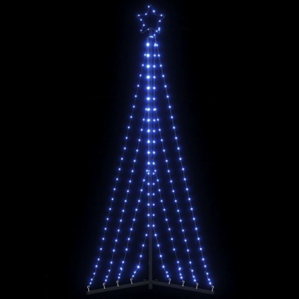 LED julgran 339 LEDs blå 187 cm