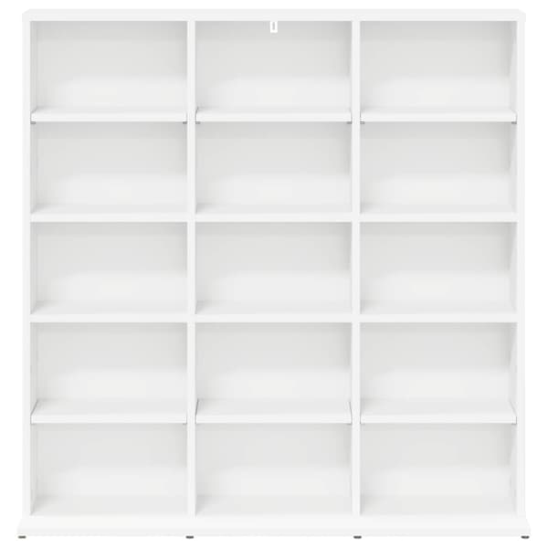 CD Skåp Vit 96 x 23,5 x 97,5 cm Konstruerat trä