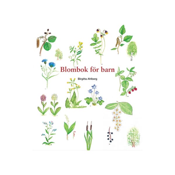 Blombok för barn (häftad)