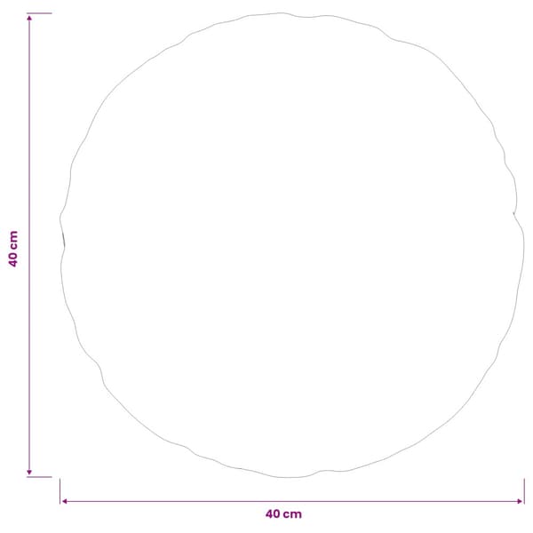 Kuddöverdrag 2 st HEERLEN Brun Ø 40 cm Tyg
