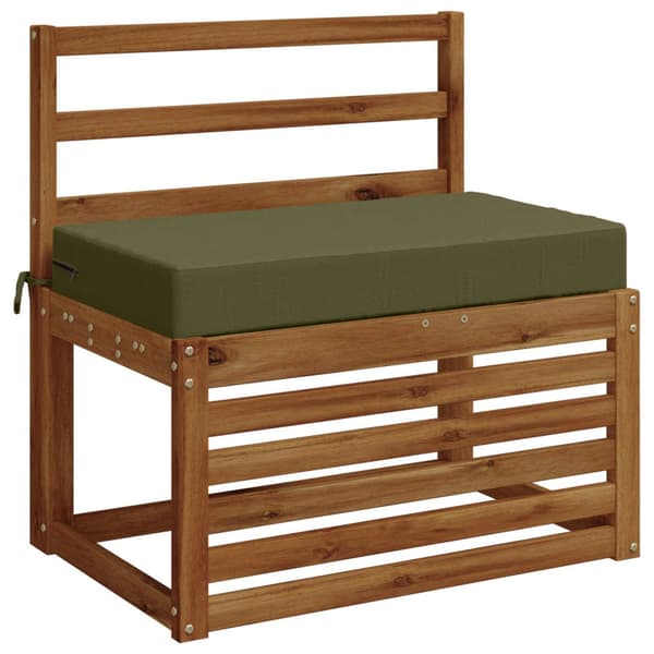 Sittkudde SOEST 100% Polyester Olivgrön 70 x 40 x 10 cm