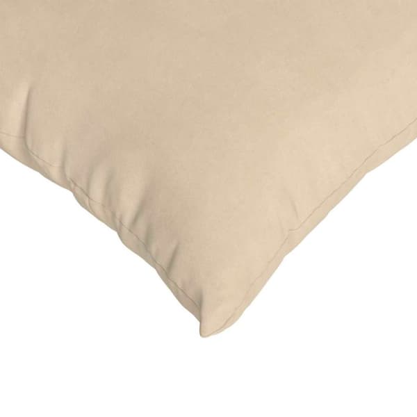 Sofakuddar 2 pcs Kräm 50 x 30 cm tyg