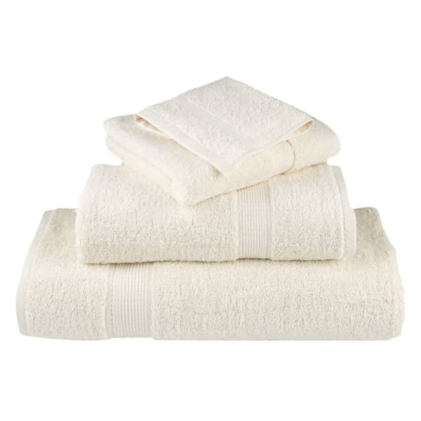 Premium handdukar 6 st SOLUND gräddvit 600 gsm