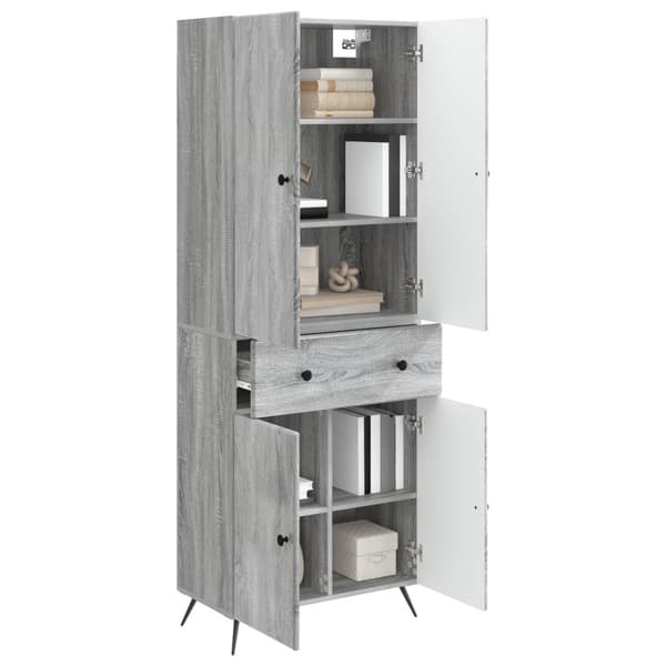 2 pcs Grå Sonoma
