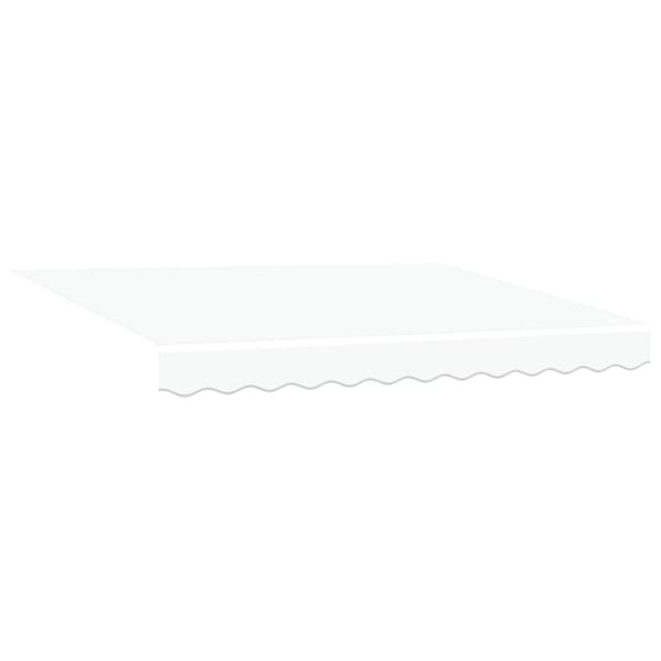 Markis tyg med Vit 350 x 250 cm Polyester
