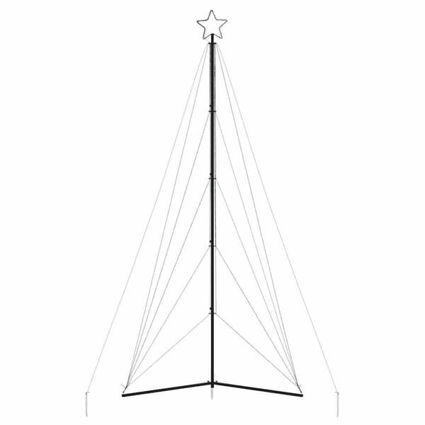 LED julgran 615 LEDs blå 404,5 cm