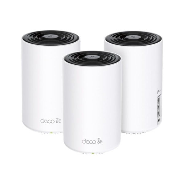 TP-Link Deco XE75 V3 - Wifi-system - Wi-Fi 6 - skrivbordsmodell Vit