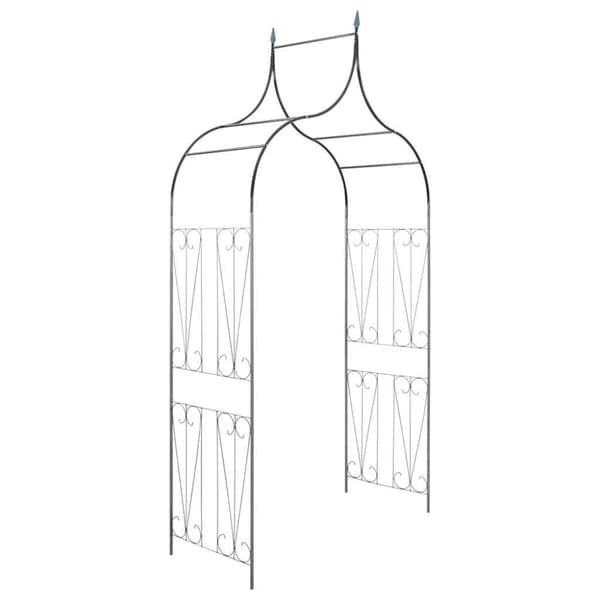 Pergola för klätterväxter mörkgrön