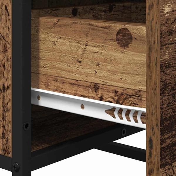Sideboard Gammalt trä 35,5 x 35 x 76 cm