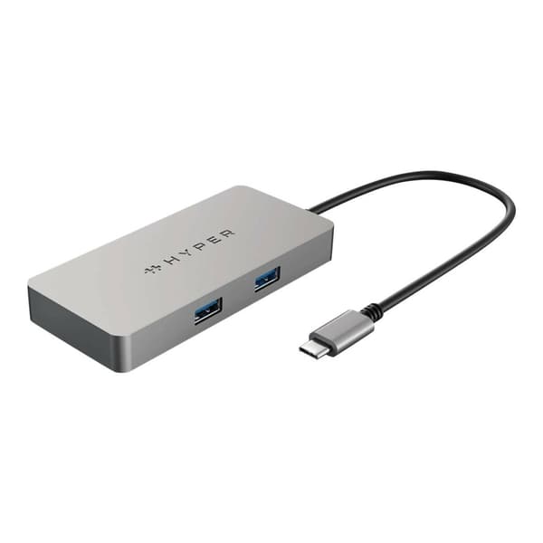 HyperDrive 5-Port USB-C Hub - dockningsstation - USB-C - HDMI - 1GbE