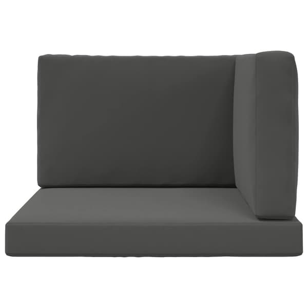 Utomhus Soffa Kudde 3 pcs Antracit Polyester
