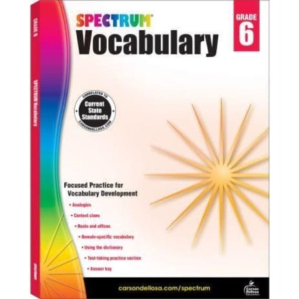 Spectrum Vocabulary Grade 6 (häftad, eng)