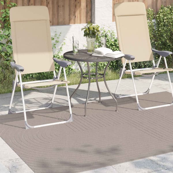 Områdesmattor Rektangulär PALMERAS Beige 170 x 120 cm Polyester