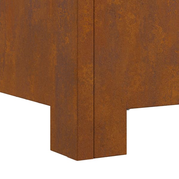 Eldstad Brun 60 x 60 x 30 cm Väderbeständig stål
