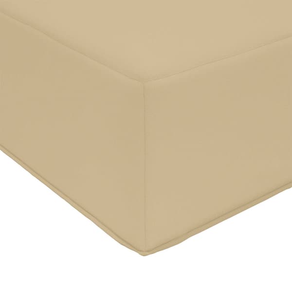 Utomhus sitskudde Beige 40 x 40 x 8 cm 100% Polyester