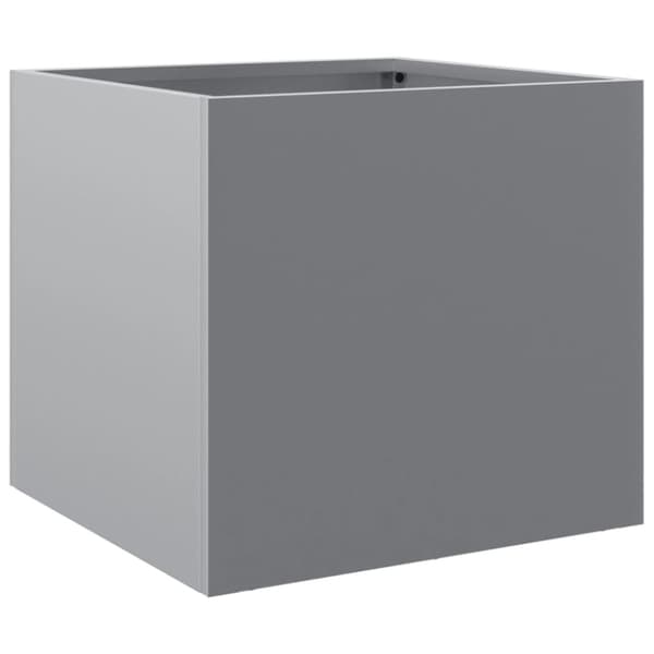 Odlingslåda silver 32x30x29 cm galvaniserat stål