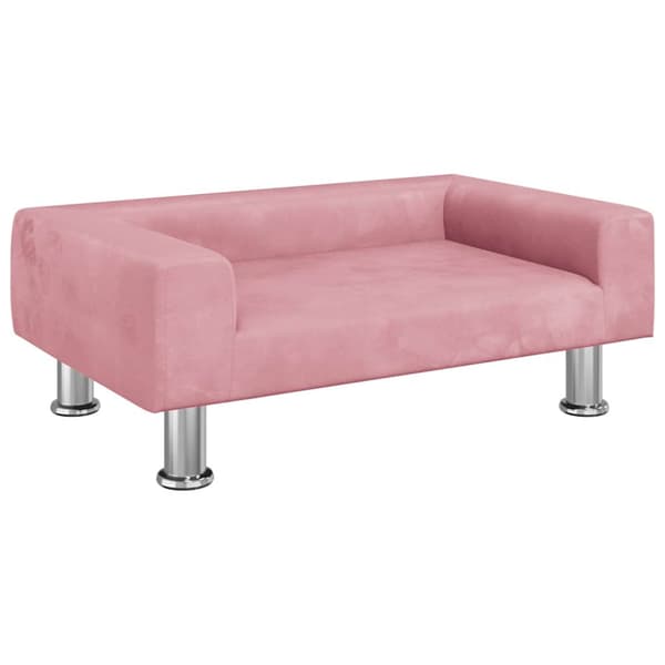 Barnsoffa rosa 70x45x26,5 cm sammet