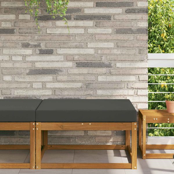 Utomhus Soffa Kudde Antracit 80 x 80 x 8 cm Polyester