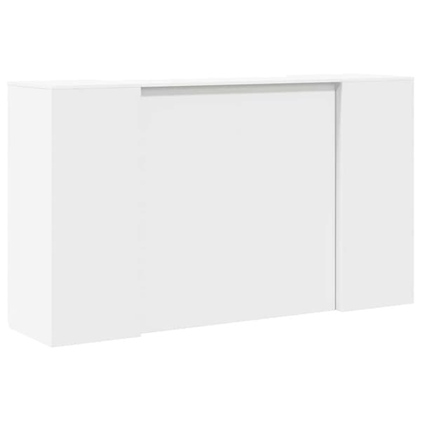 Receptionsdisk vit 180x50x103,5 cm konstruerat trä