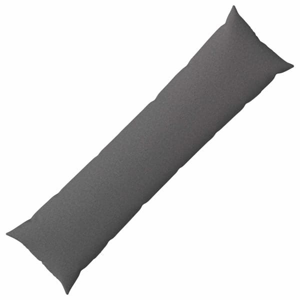 Kudde med kudde HEERLEN Ljusgrå 40 x 145 cm Tyg