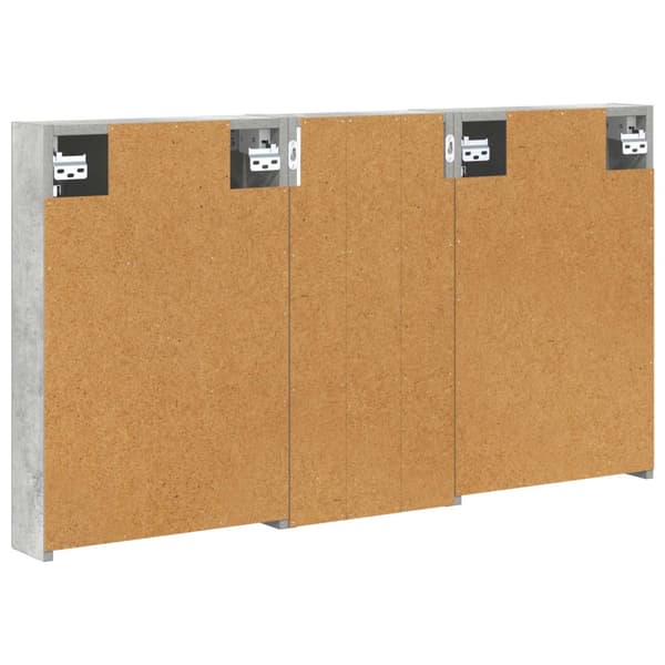 Badrumsskåpsset 3 st 110 x 10,5 x 60,5 cm Konstruerat trä