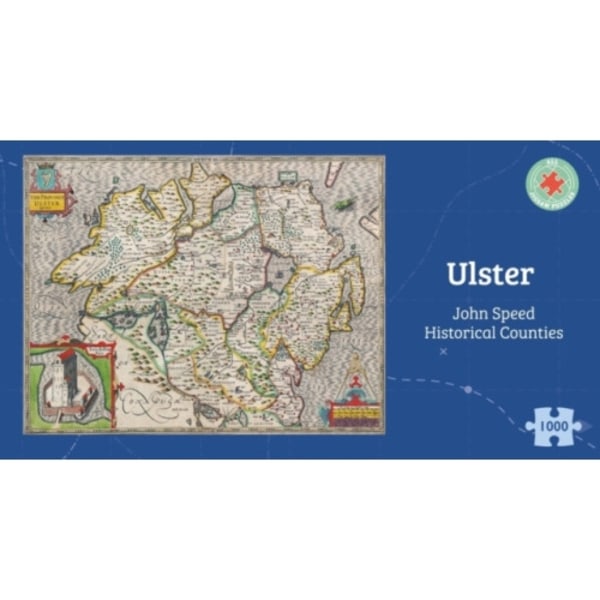 Ulster Historical 1610 Map 1000 Piece Puzzle