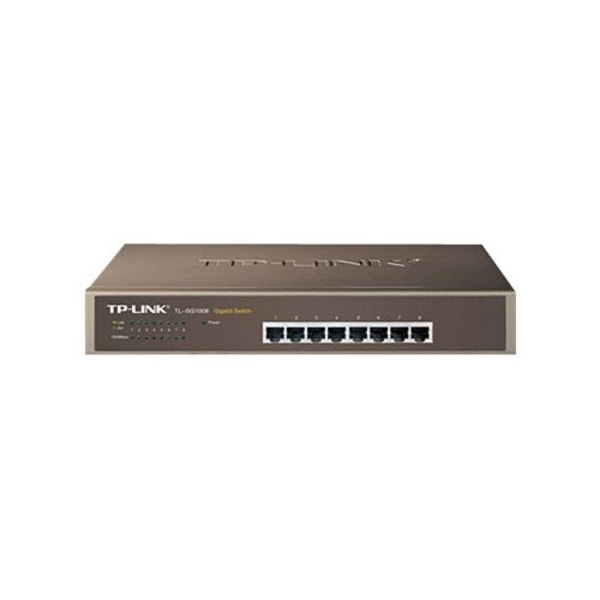 TP-Link TL-SG1008 - switch - 8 portar Svart