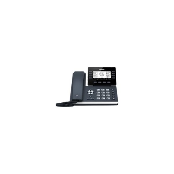 Yealink SIP-T53W - VoIP-telefon - med Bluetooth interface med nummerpresentation - 3-riktad samtalsförmåg