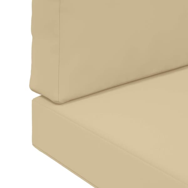 Utomhus Soffa Kudde 2 pcs Beige Polyester