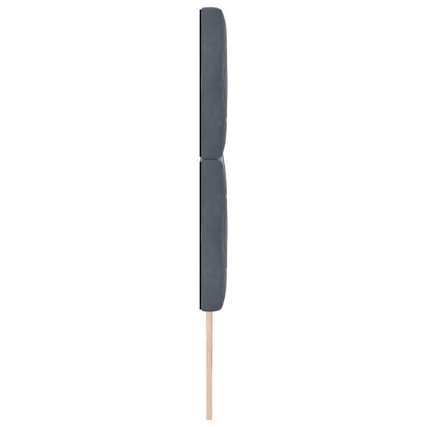 Huvudgavel Mörkgrå 180 cm Sammet