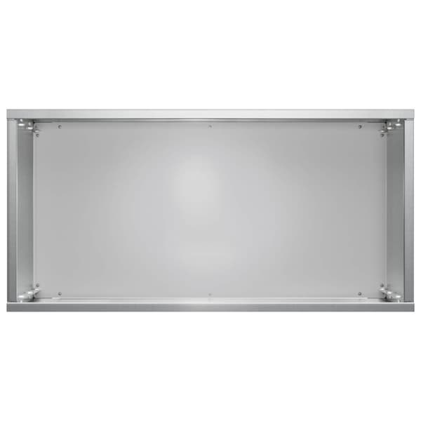 Trädgårdsplanterare 2 st Silver 40 x 20 x 50 cm