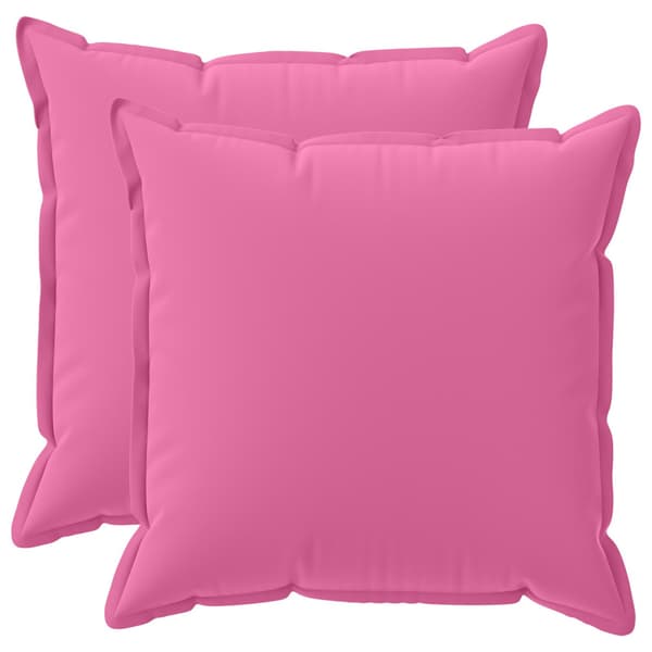 Kudde 2 st HOUTEN Rosa 70 x 70 cm Polyester
