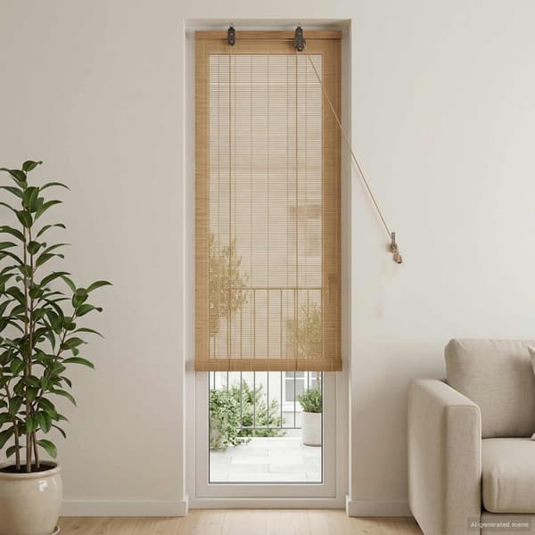 Rullgardin Brun 40 x 220 cm Bambu