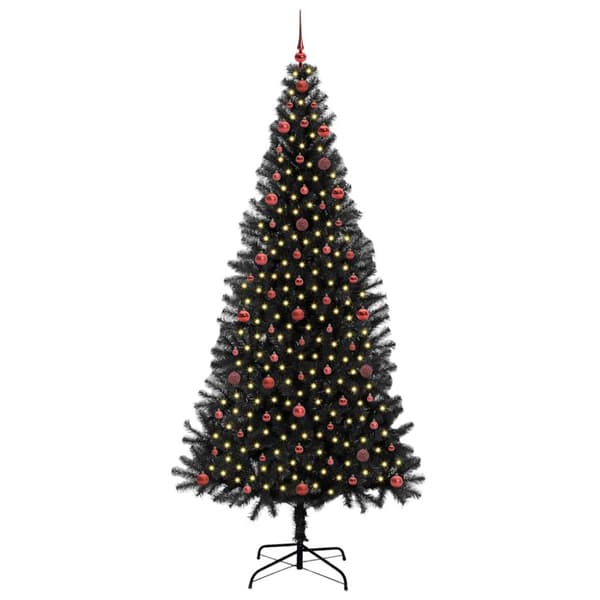 Julgran Svart 240 cm PVC