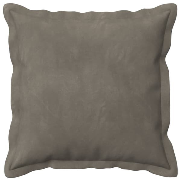 Kuddöverdrag 2 st HOUTEN Ljusgrå 45 x 45 cm Sammet