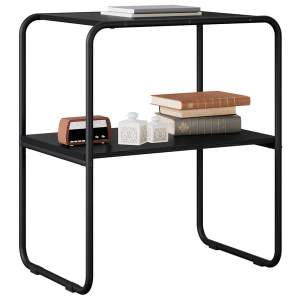 Konsolbord Svart ek 100 x 42,5 x 70 cm Konstruerat trä